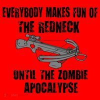 Redneck Zombie Killer Santa Hat thumb 1