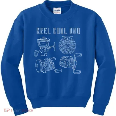 Reel Cool Dad Kids Sweatshirt
