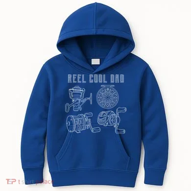 Reel Cool Dad Kids Hoodie