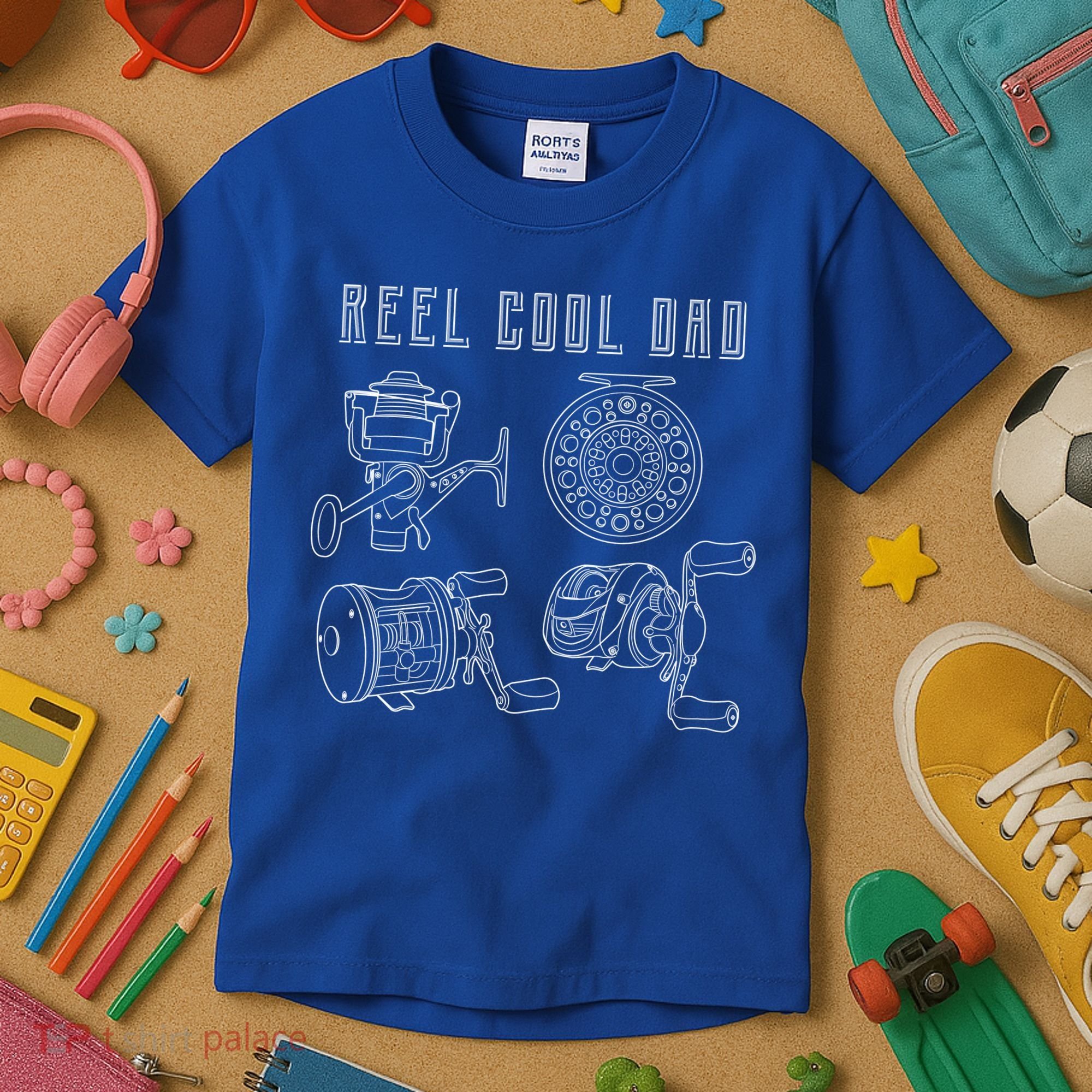 Reel Cool Dad Kids T-Shirt