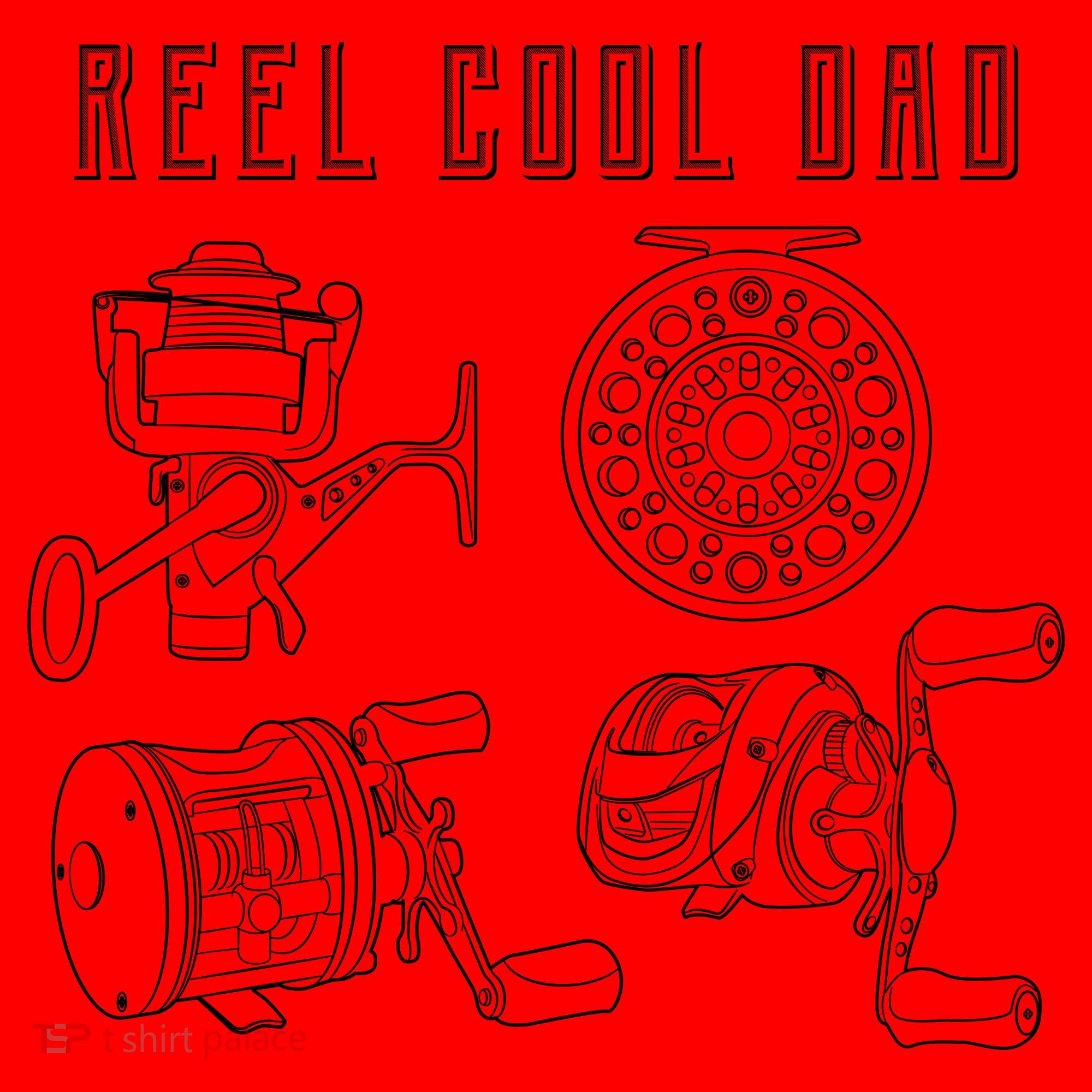 Reel Cool Dad Santa Hat