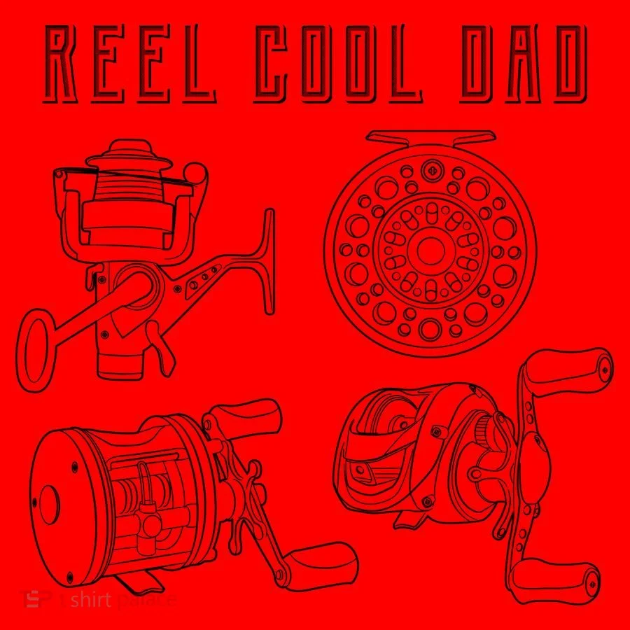 Reel Cool Dad Santa Hat