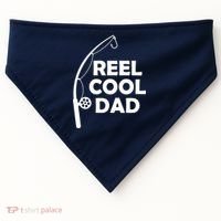 Reel Cool Fishing Dad USA-Made Doggie Bandana thumb 0