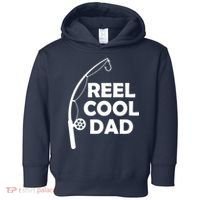 Reel Cool Fishing Dad Toddler Hoodie thumb 0
