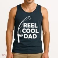 Reel Cool Fishing Dad Tank Top thumb 3