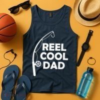Reel Cool Fishing Dad Tank Top thumb 4