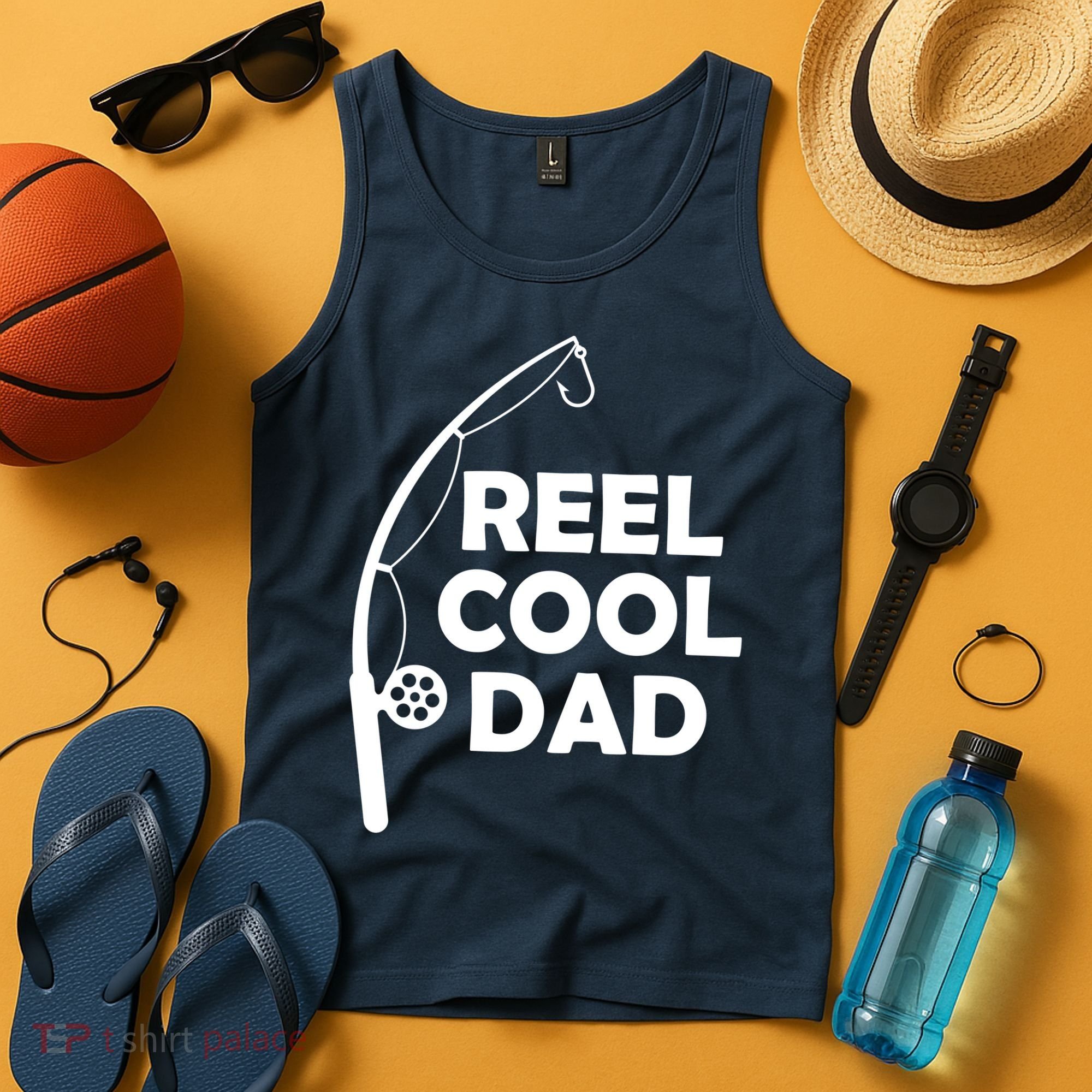 Reel Cool Fishing Dad Tank Top