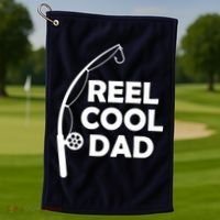 Reel Cool Fishing Dad Golf Towel thumb 1