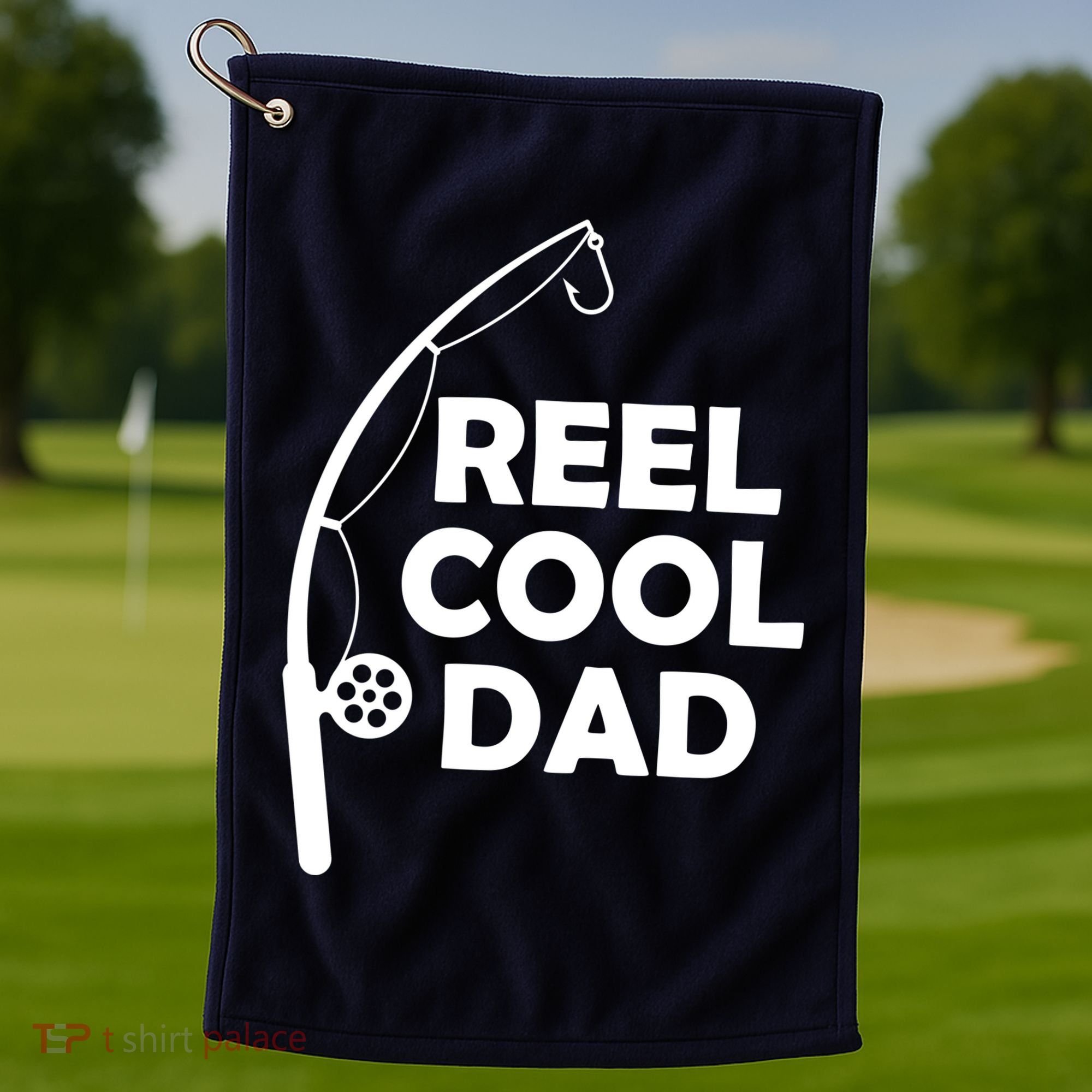 Reel Cool Fishing Dad Golf Towel