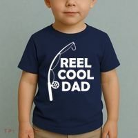 Reel Cool Fishing Dad Toddler T-Shirt thumb 2