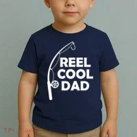 Reel Cool Fishing Dad Toddler T-Shirt thumb 2