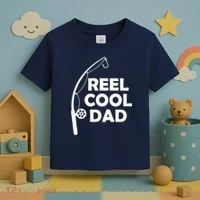 Reel Cool Fishing Dad Toddler T-Shirt thumb 3