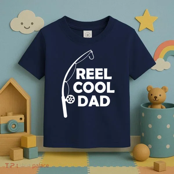 Reel Cool Fishing Dad Toddler T-Shirt