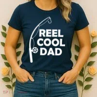 Reel Cool Fishing Dad Women's T-Shirt thumb 2