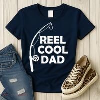 Reel Cool Fishing Dad Women's T-Shirt thumb 3