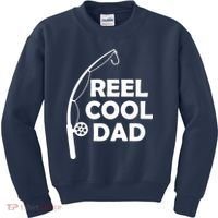Reel Cool Fishing Dad Kids Sweatshirt thumb 0