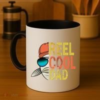 Reel Cool Fishing Dad Funny Coffee Mug thumb 4