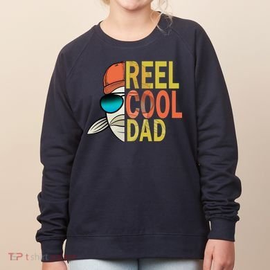 Reel Cool Fishing Dad Funny Women's Sweatshirt
