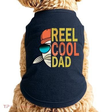 Reel Cool Fishing Dad Funny Doggie Tank