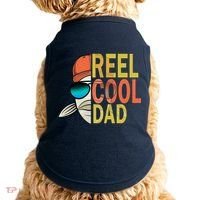 Reel Cool Fishing Dad Funny Doggie Tank thumb 0