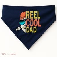 Reel Cool Fishing Dad Funny USA-Made Doggie Bandana thumb 0