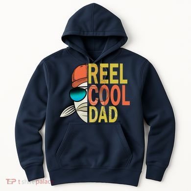 Reel Cool Fishing Dad Funny Hoodie