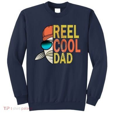 Reel Cool Fishing Dad Funny Sweatshirt