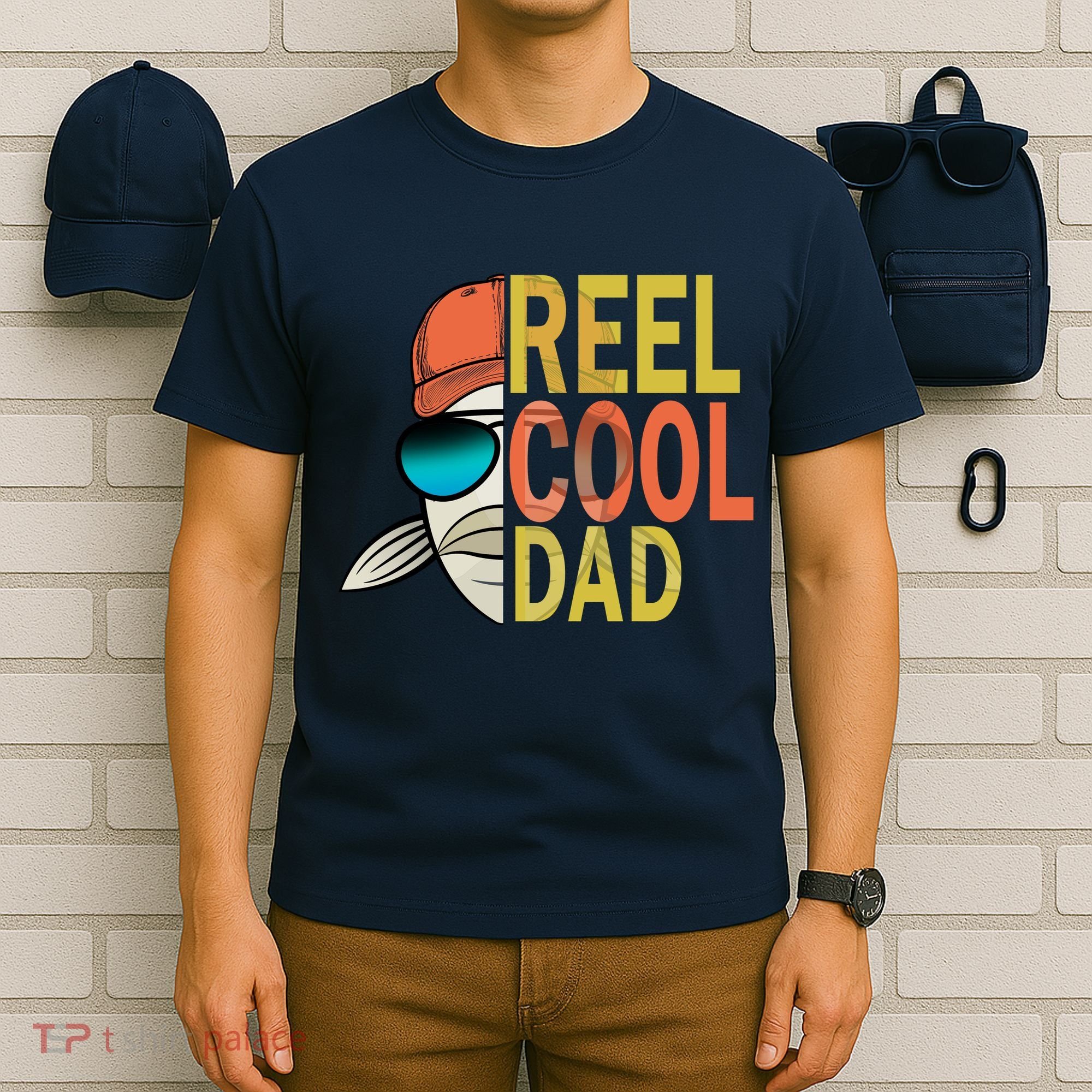 Reel Cool Fishing Dad Funny T-Shirt