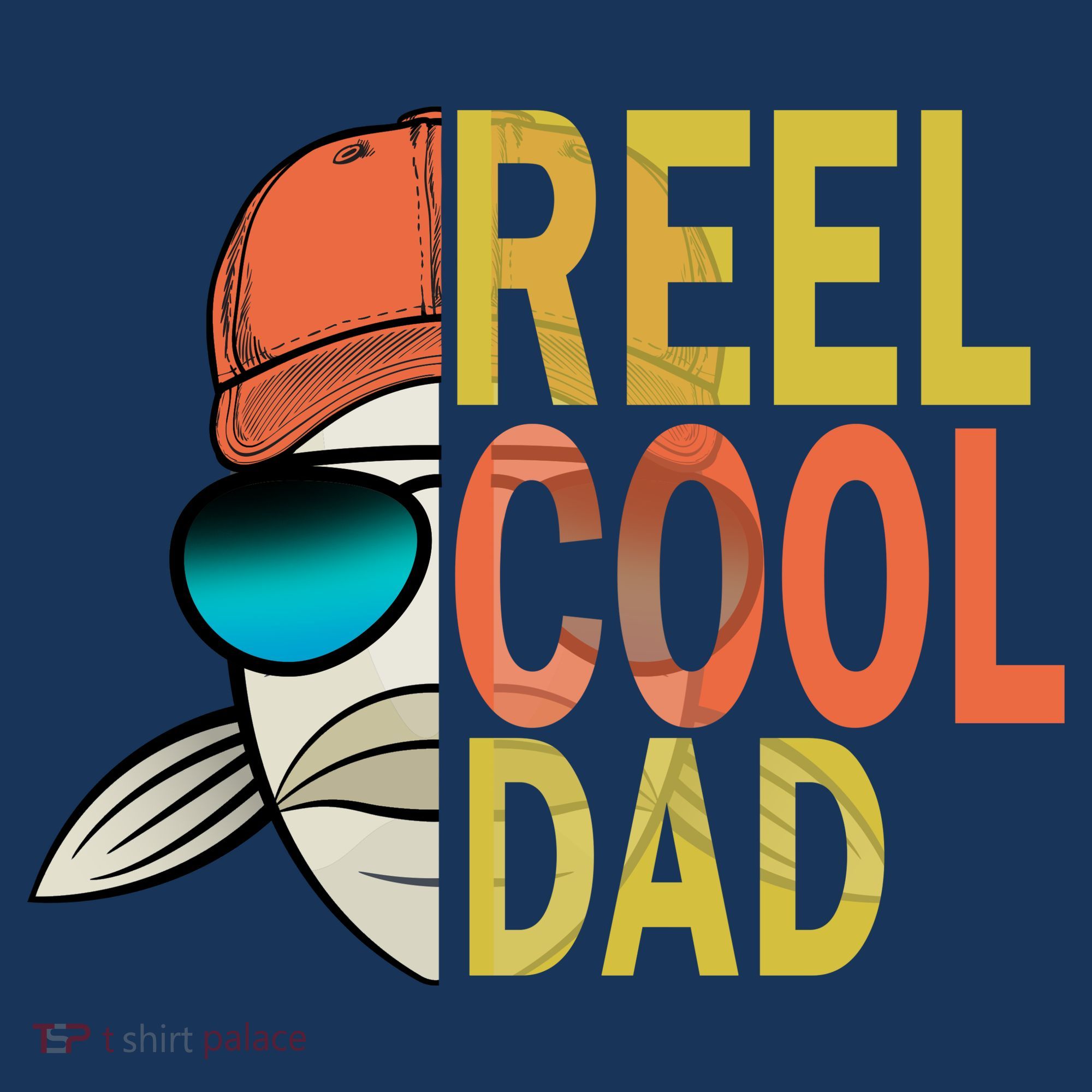 Reel Cool Fishing Dad Funny Button
