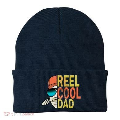 Reel Cool Fishing Dad Funny Beanie