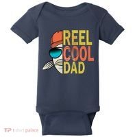 Reel Cool Fishing Dad Funny Baby Bodysuit thumb 0