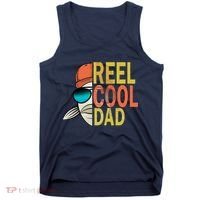 Reel Cool Fishing Dad Funny Tank Top thumb 0