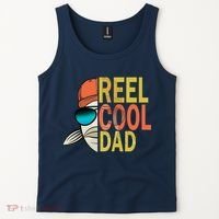 Reel Cool Fishing Dad Funny Tank Top thumb 2