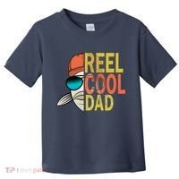 Reel Cool Fishing Dad Funny Toddler T-Shirt thumb 0