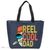 Reel Cool Fishing Dad Funny Tote Bag thumb 0