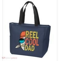 Reel Cool Fishing Dad Funny Tote Bag thumb 3