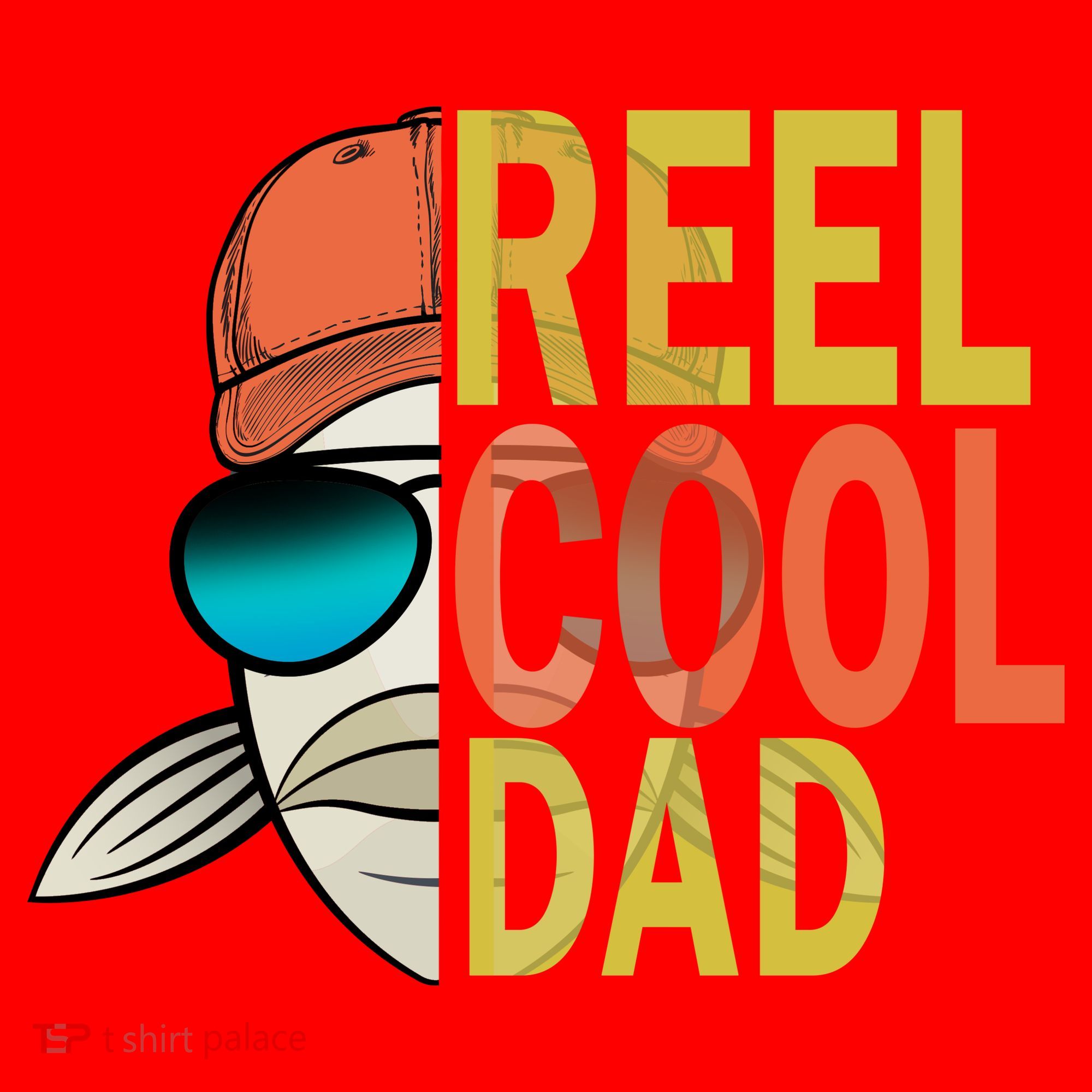 Reel Cool Fishing Dad Funny Santa Hat