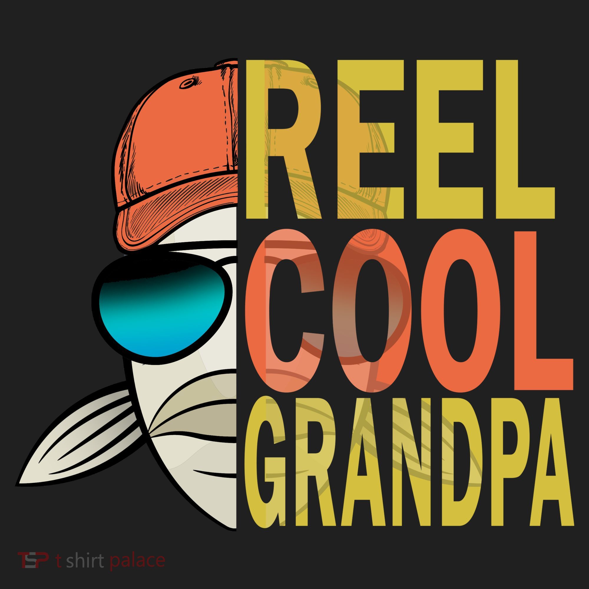 Reel Cool Fishing Grandpa  Adult Drive Performance Visor