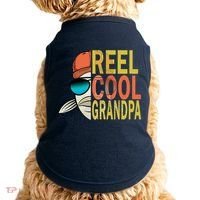 Reel Cool Fishing Grandpa  Doggie Tank thumb 0
