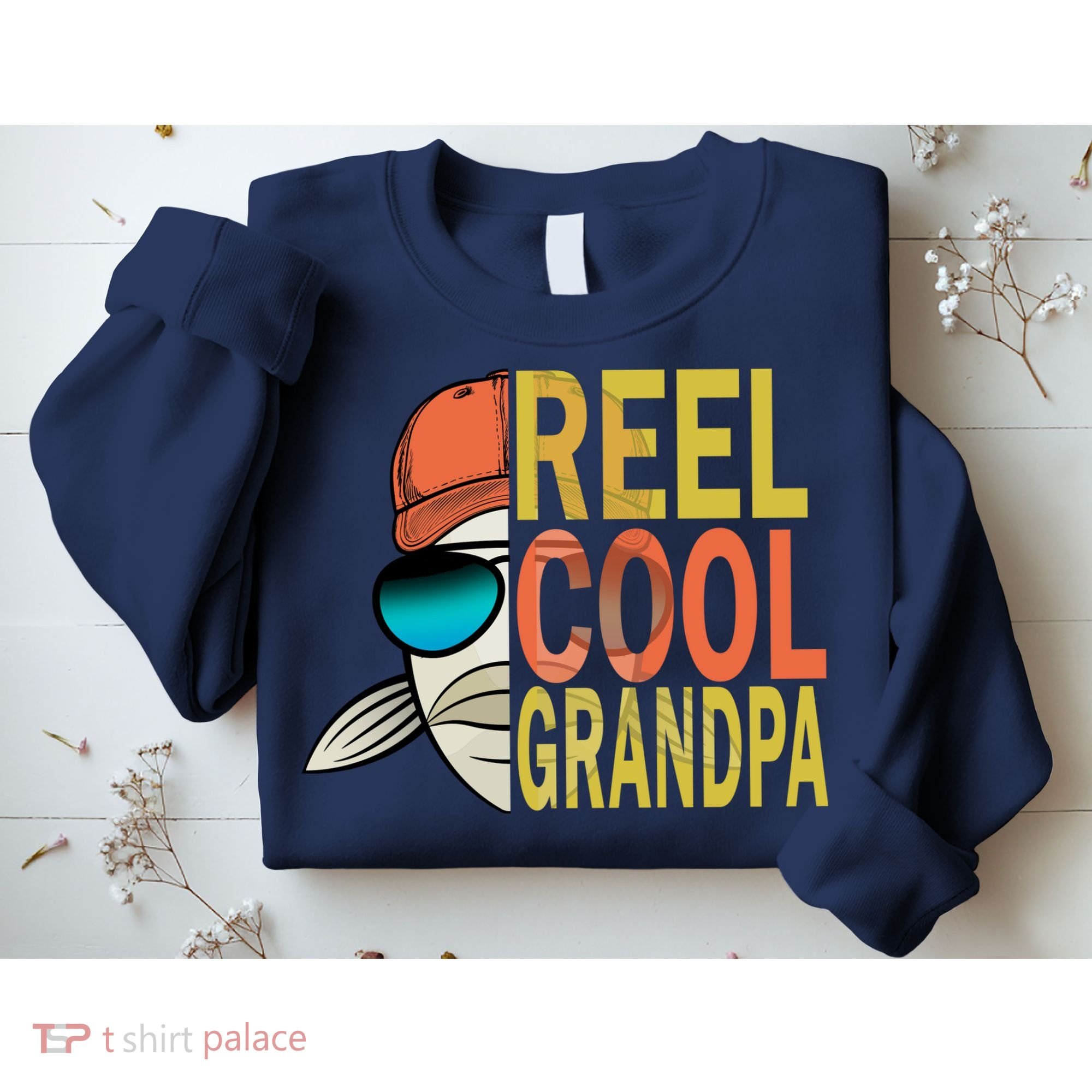 Reel Cool Fishing Grandpa  Sweatshirt