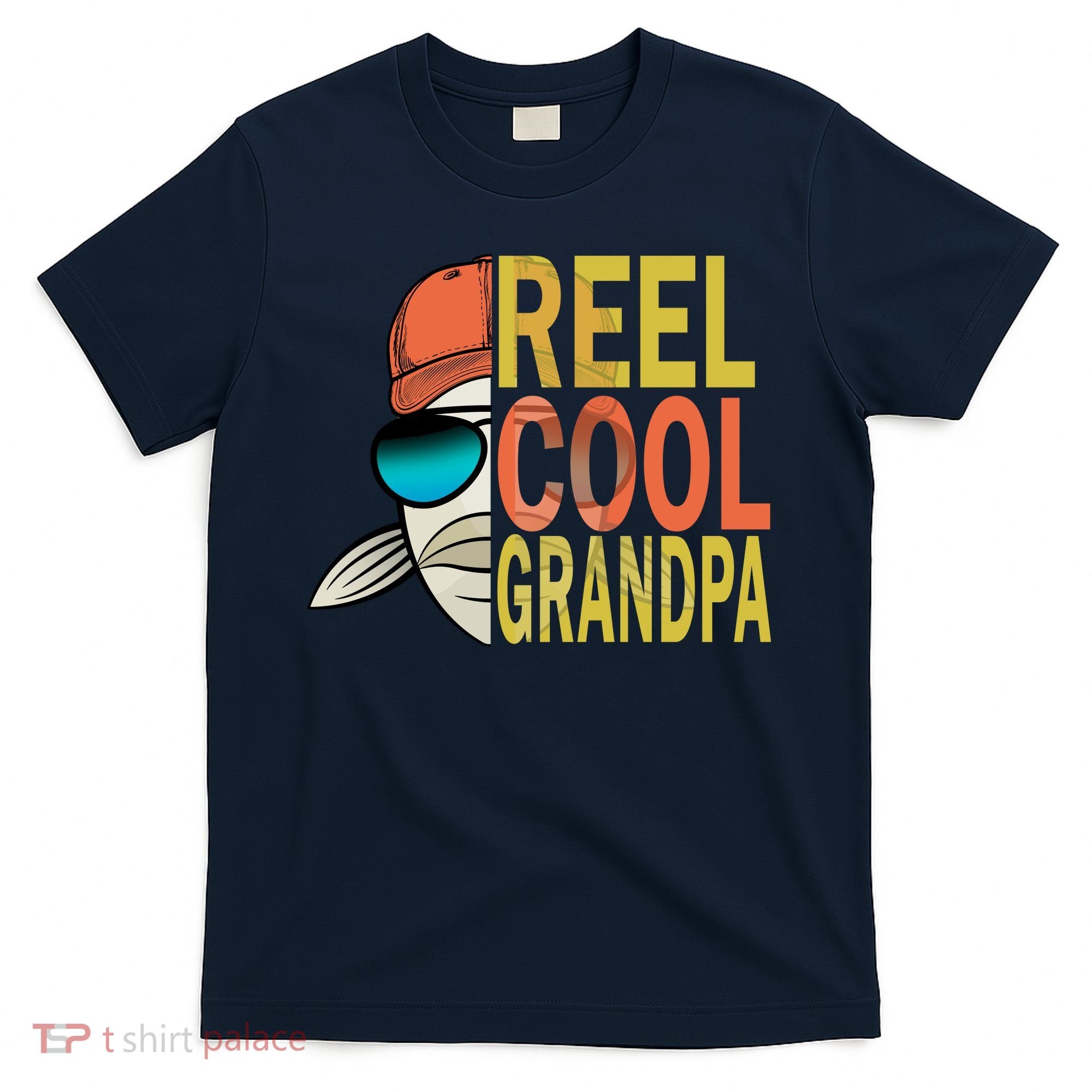 Reel Cool Fishing Grandpa  T-Shirt
