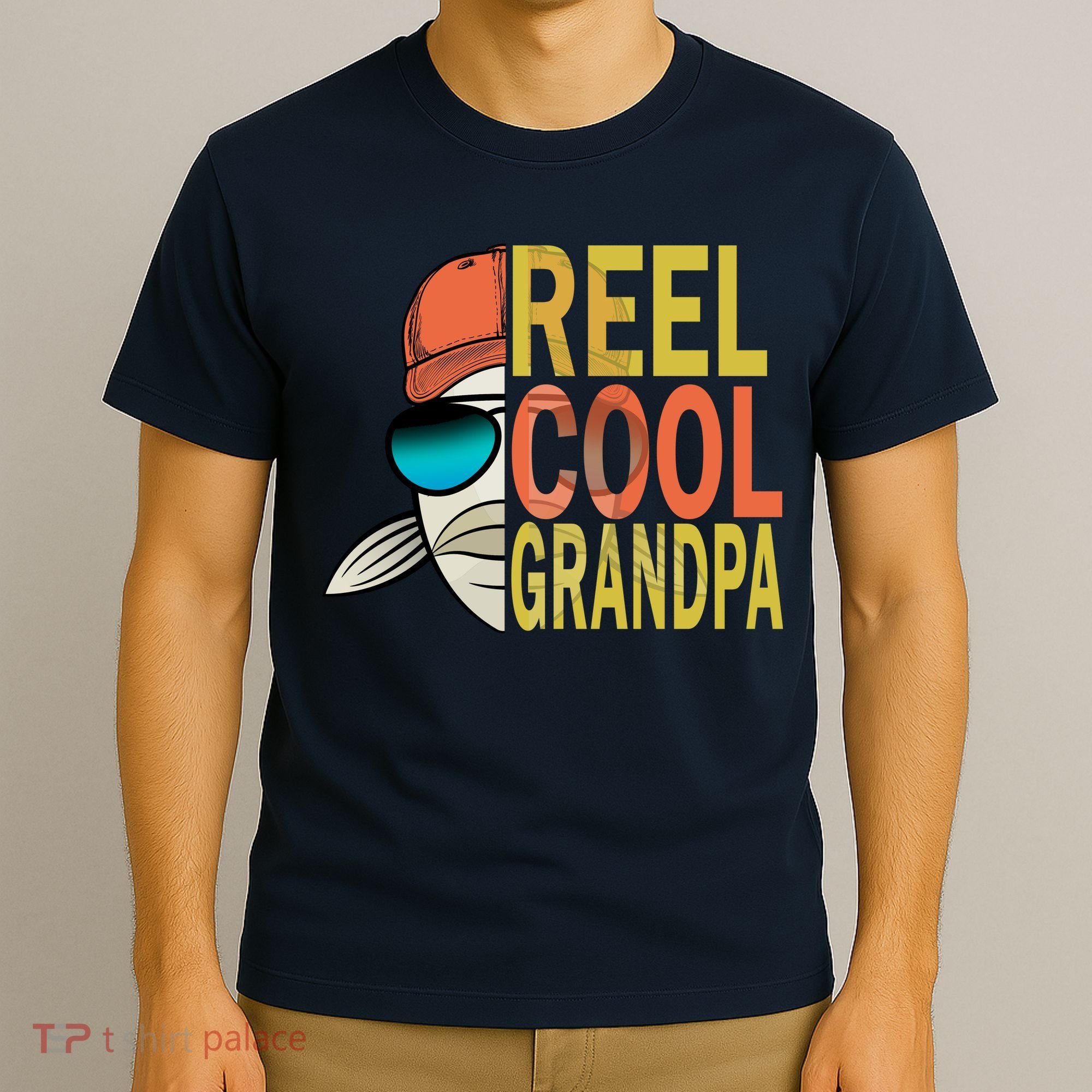 Reel Cool Fishing Grandpa  T-Shirt