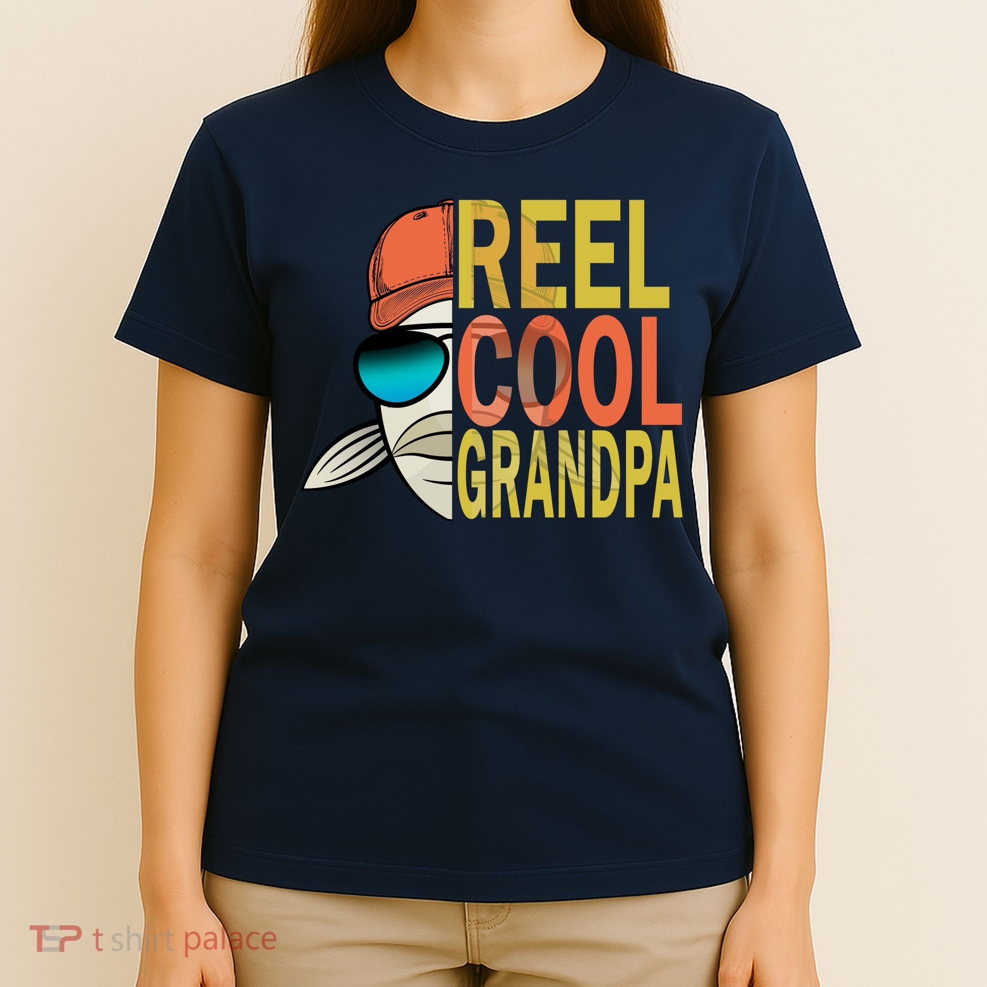 Reel Cool Fishing Grandpa  T-Shirt