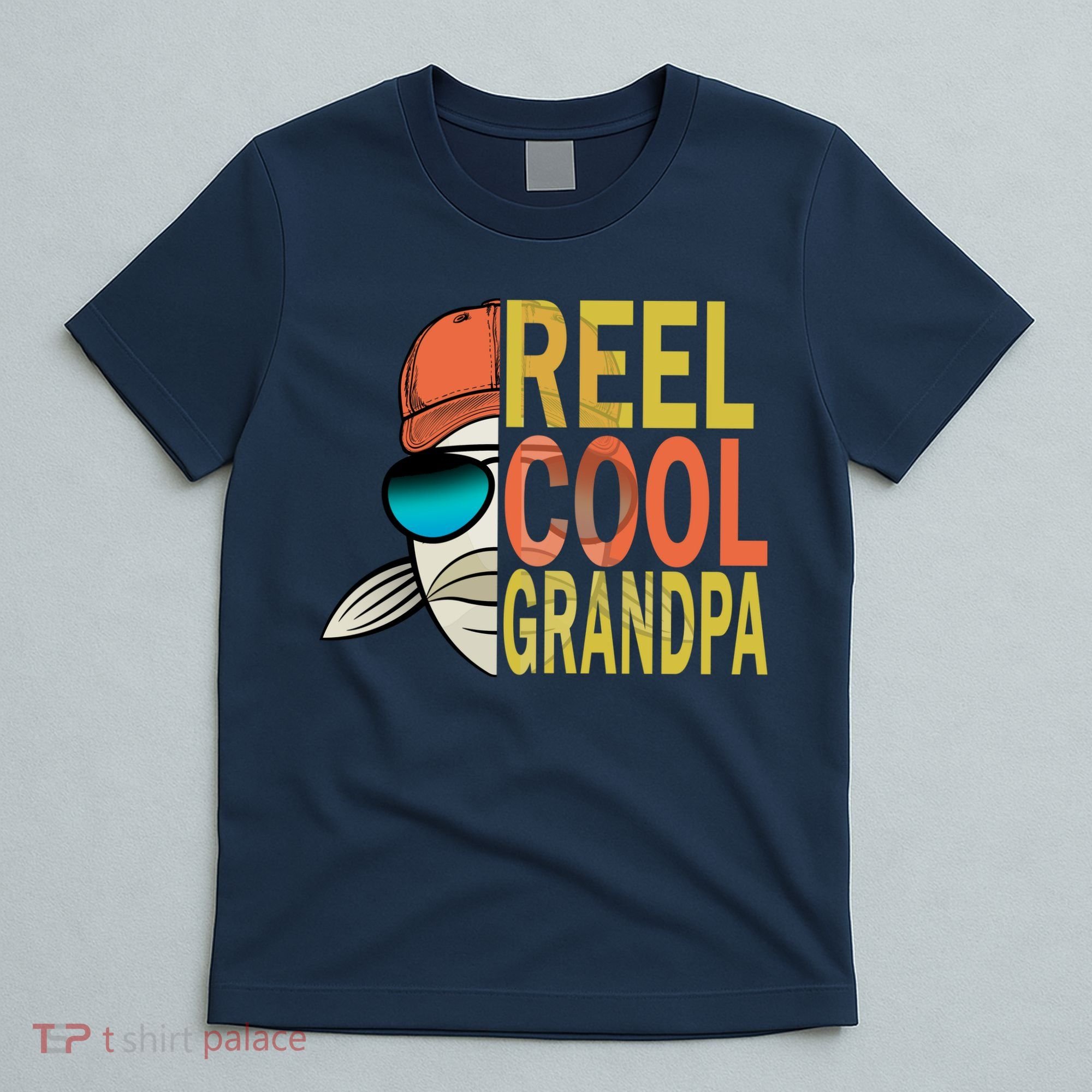 Reel Cool Fishing Grandpa  T-Shirt