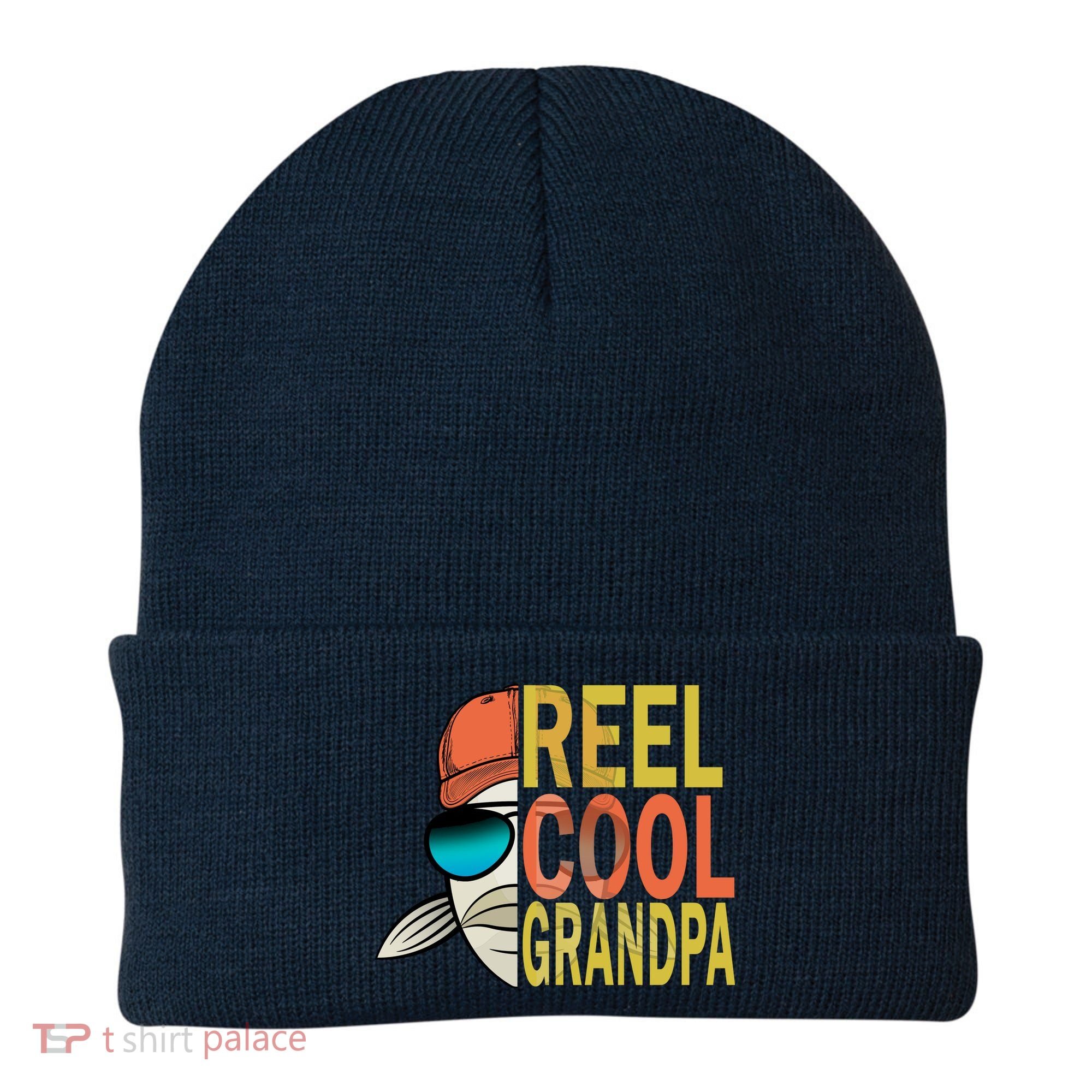 Reel Cool Fishing Grandpa  Beanie