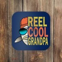 Reel Cool Fishing Grandpa  Coaster thumb 0