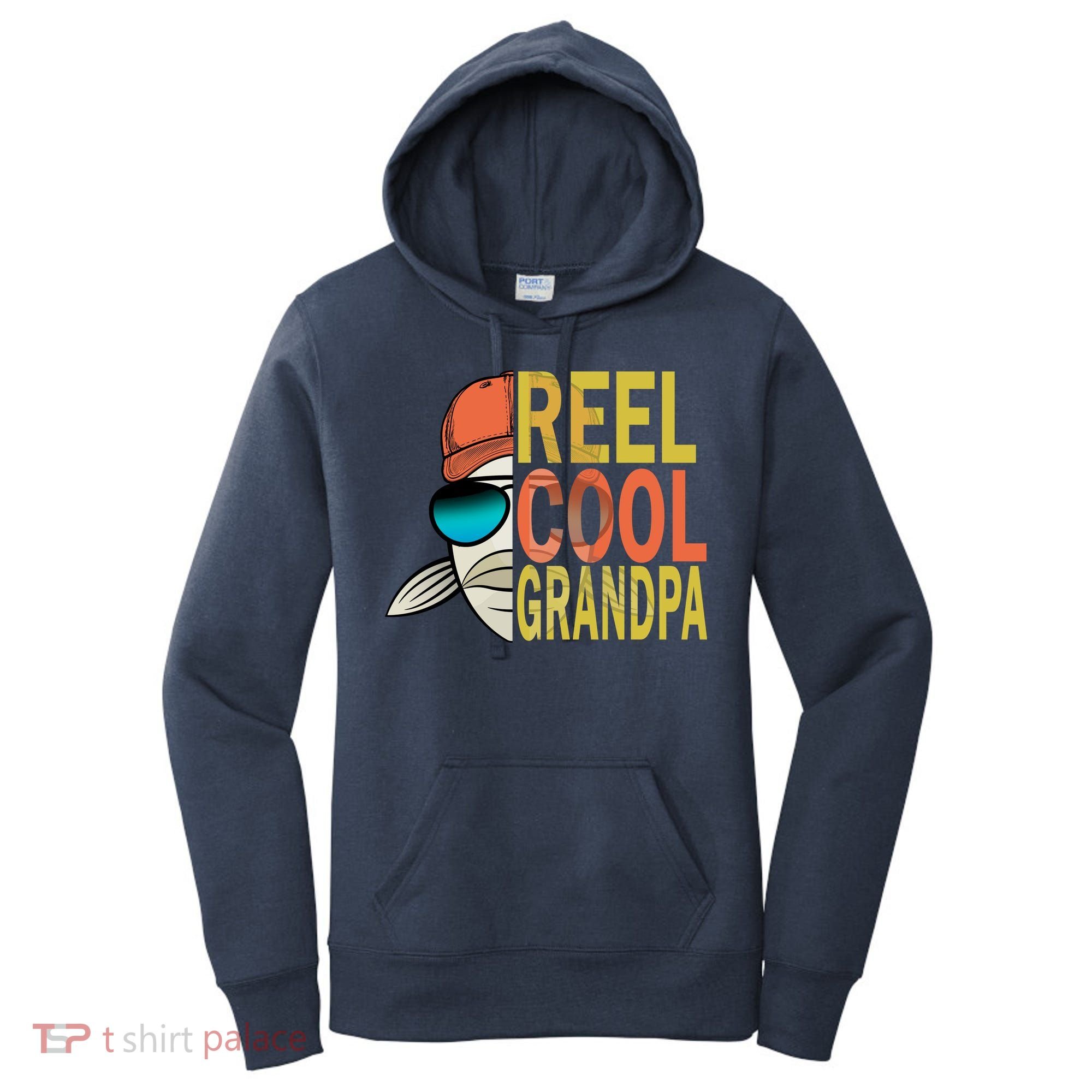 Reel Cool Fishing Grandpa  Women's Hoodie
