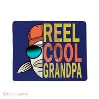 Reel Cool Fishing Grandpa  Mousepad thumb 0