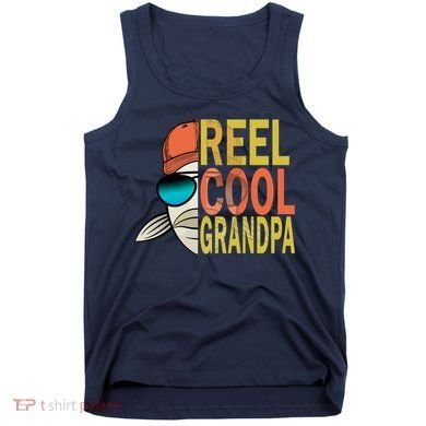 Reel Cool Fishing Grandpa  Tank Top