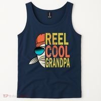 Reel Cool Fishing Grandpa  Tank Top thumb 2